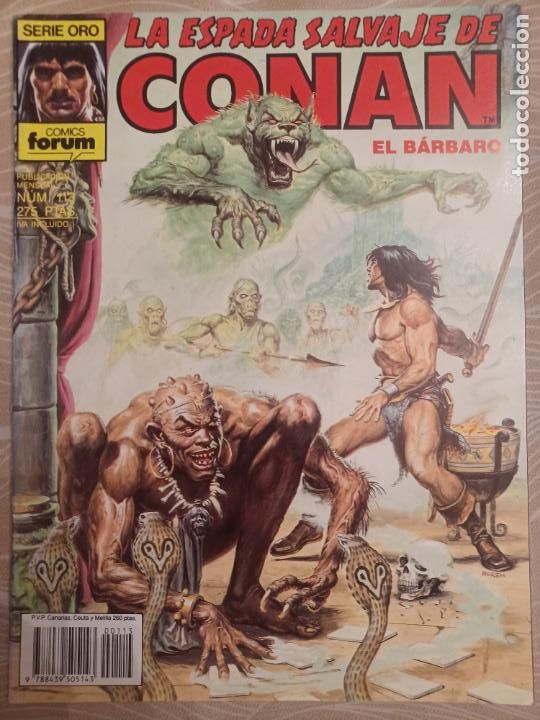 C&oacute;mics: LA ESPADA SALVAJE DE CONAN N&ordm; 113 1&ordf; EDICION FORUM - Foto 1