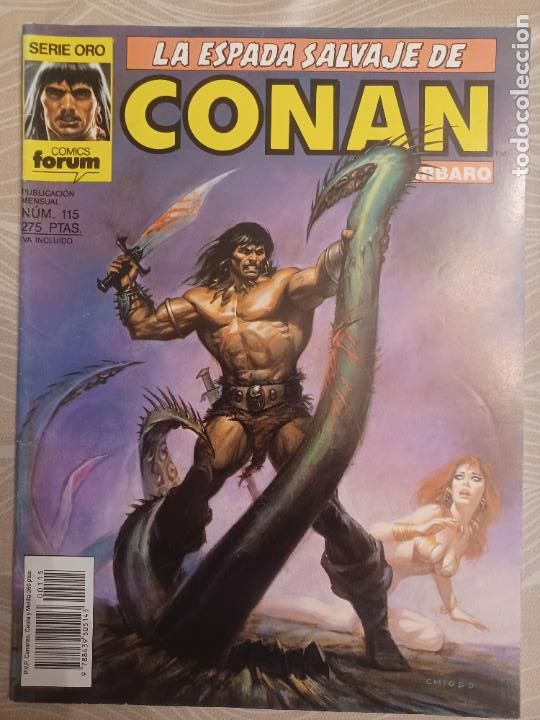 C&oacute;mics: LA ESPADA SALVAJE DE CONAN N&ordm; 115 1&ordf; EDICION FORUM - Foto 1
