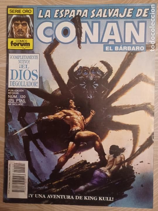 C&oacute;mics: LA ESPADA SALVAJE DE CONAN N&ordm; 120 1&ordf; EDICION FORUM - Foto 1