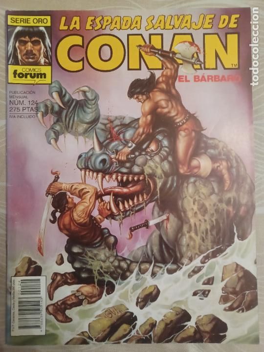 C&oacute;mics: LA ESPADA SALVAJE DE CONAN N&ordm; 124 1&ordf; EDICION FORUM - Foto 1