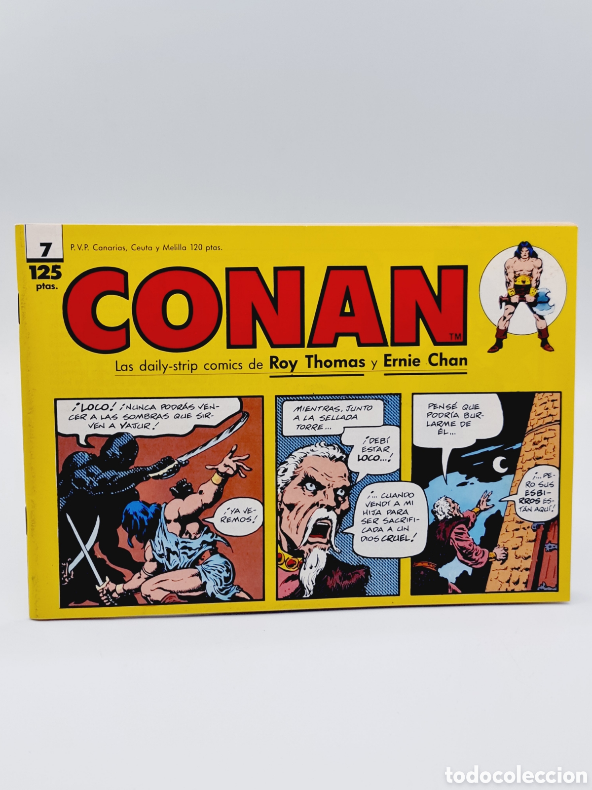 C&oacute;mics: EXCELENTE ESTADO CONAN 7 TIRAS DE PRENSA FORUM - Foto 1