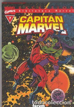 C&oacute;mics: BIBLIOTECA MARVEL: CAPIT&Aacute;N MARVEL N&ordm; 7 - FORUM - Foto 1