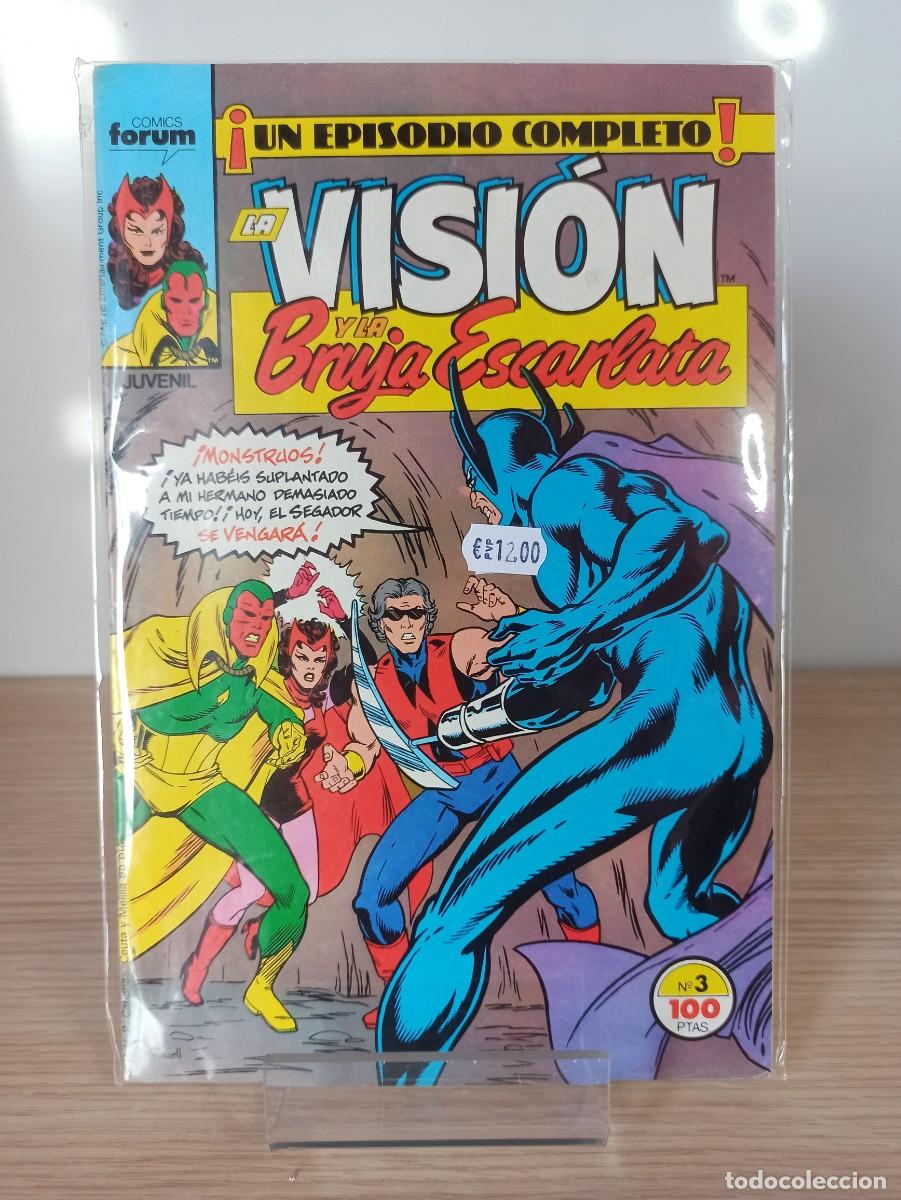C&oacute;mics: VISION Y LA BRUJA ESCARLATA (Ed. Forum) N&ordm; 1 y 3 (Dos comics) - Foto 2