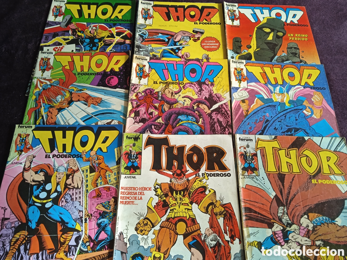 C&oacute;mics: THOR -LOTE DE 25 EJEMPLARES - 1&ordf; SERIE DE FORUM - Foto 2