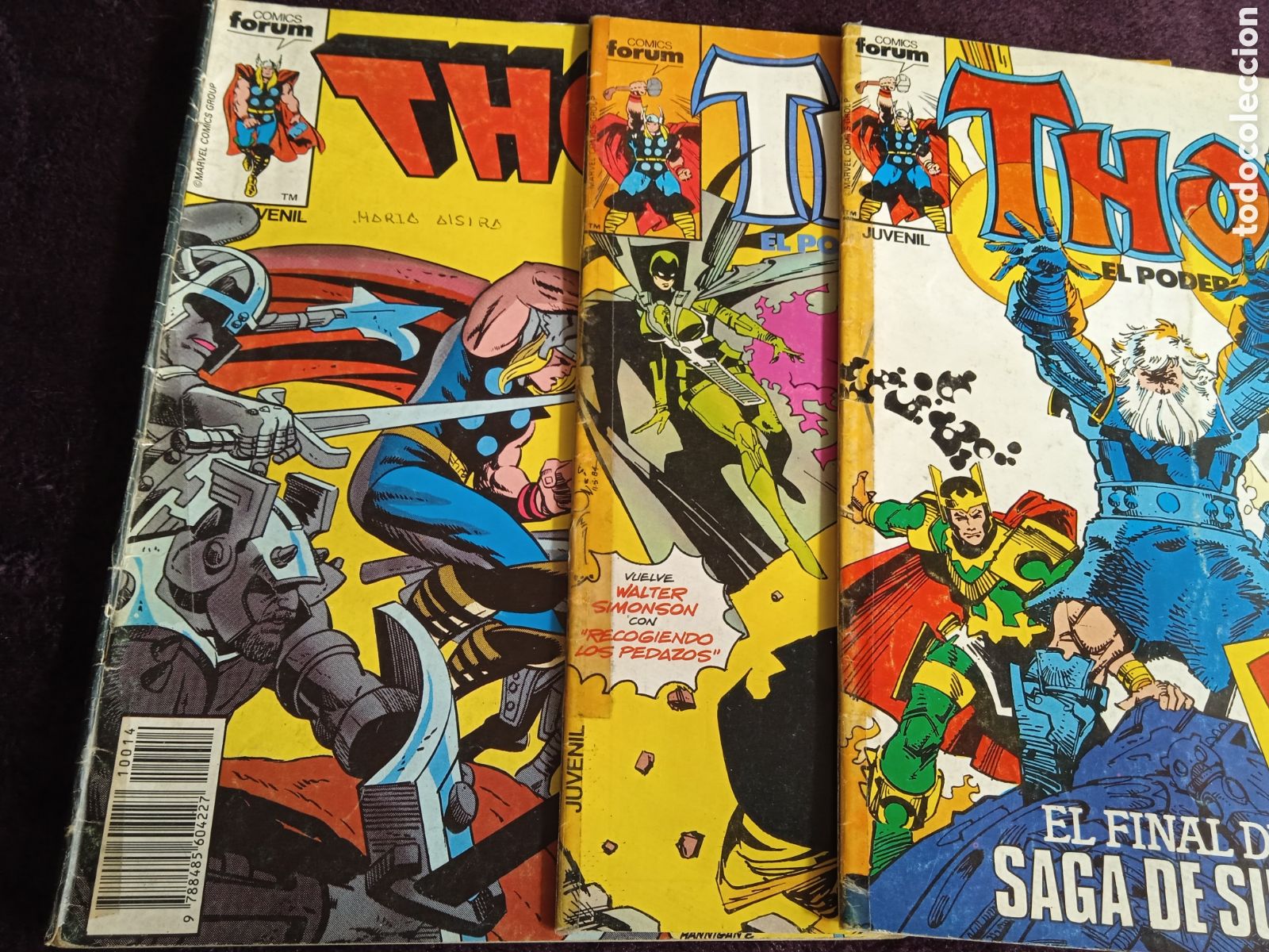 C&oacute;mics: THOR -LOTE DE 25 EJEMPLARES - 1&ordf; SERIE DE FORUM - Foto 4