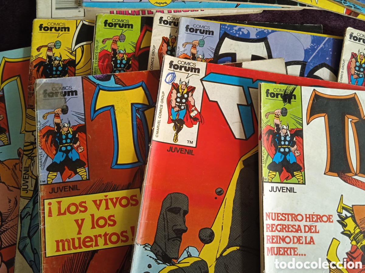 C&oacute;mics: THOR -LOTE DE 25 EJEMPLARES - 1&ordf; SERIE DE FORUM - Foto 7