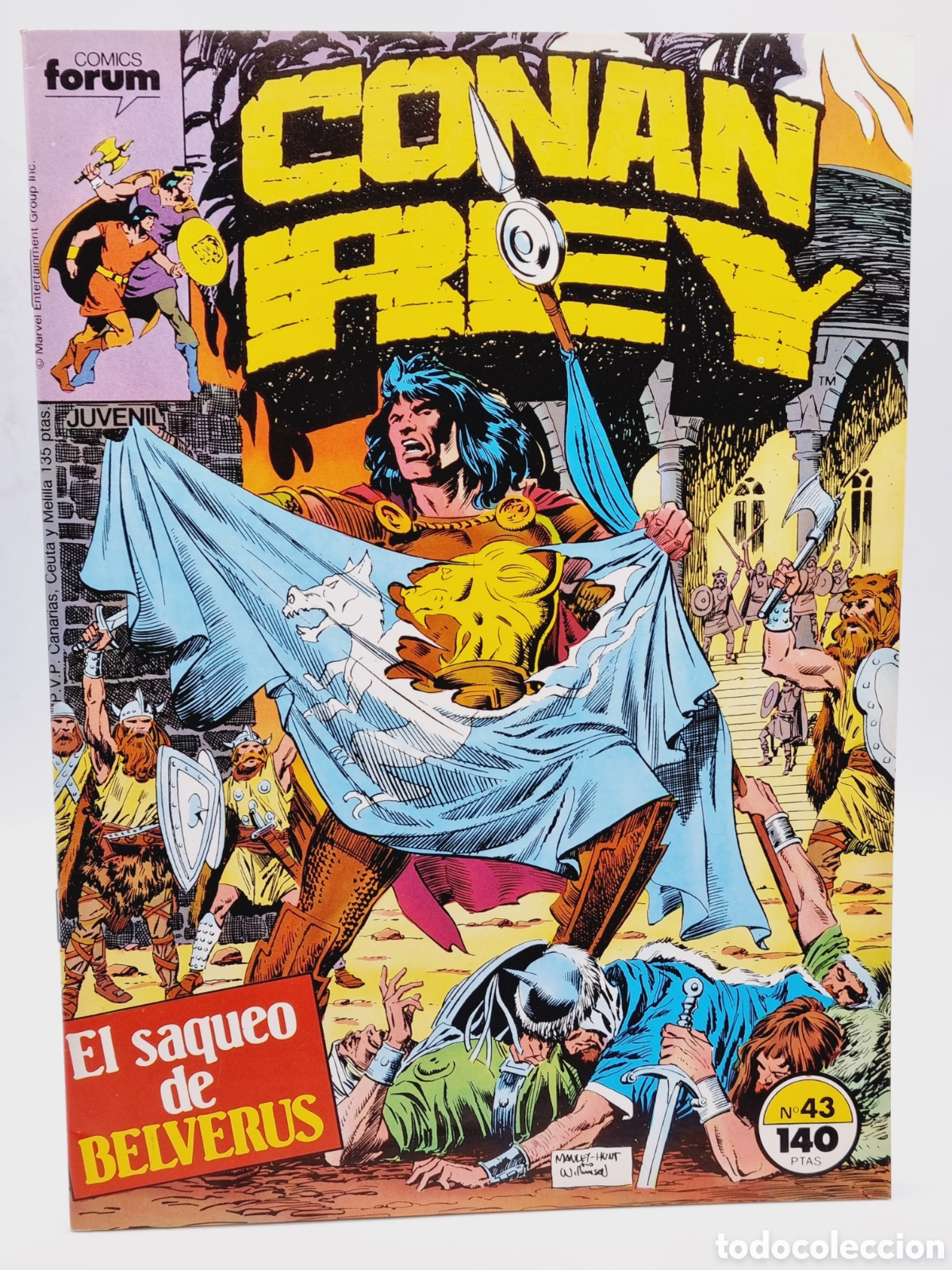 C&oacute;mics: DE KIOSCO CONAN REY 43 GRAPA COMICS FORUM - Foto 1