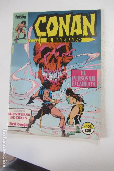 C&oacute;mics: CONAN EL BARBARO vol I N&ordm; 103 - FORUM 1986 ARX54
