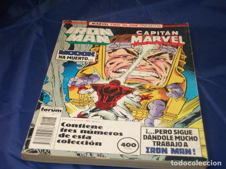 C&oacute;mics: Marvel Two in One Iron Man Capitan Marvel del 47 al 49 - Foto 1