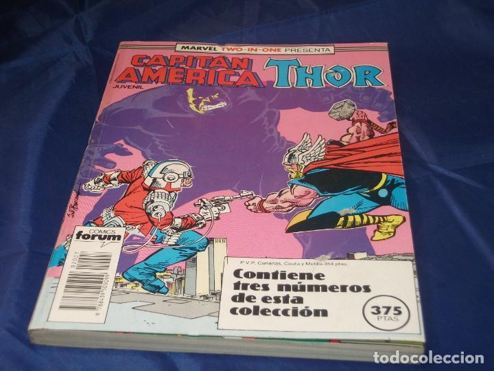 C&oacute;mics: Marvel Two in One Capitan America Thor del 54 al 56 - Foto 1