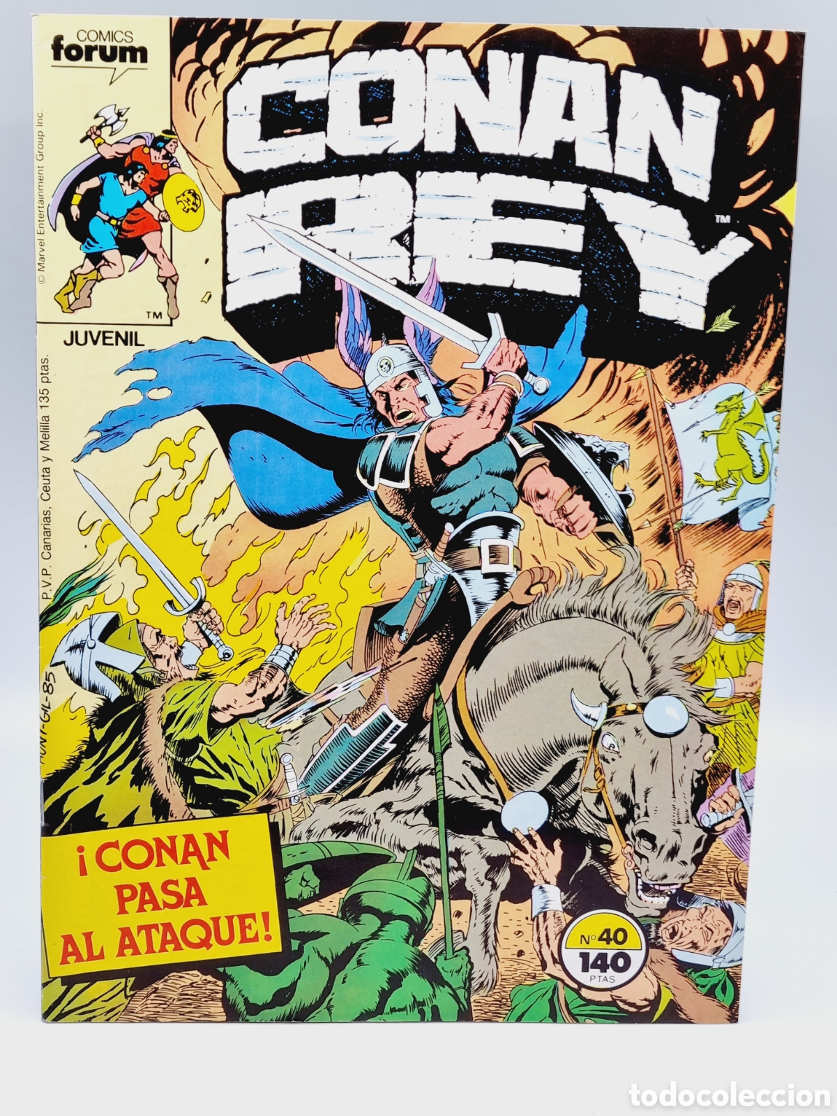 C&oacute;mics: EXCELENTE ESTADO CONAN REY 40 GRAPA COMICS FORUM GRAPA - Foto 1
