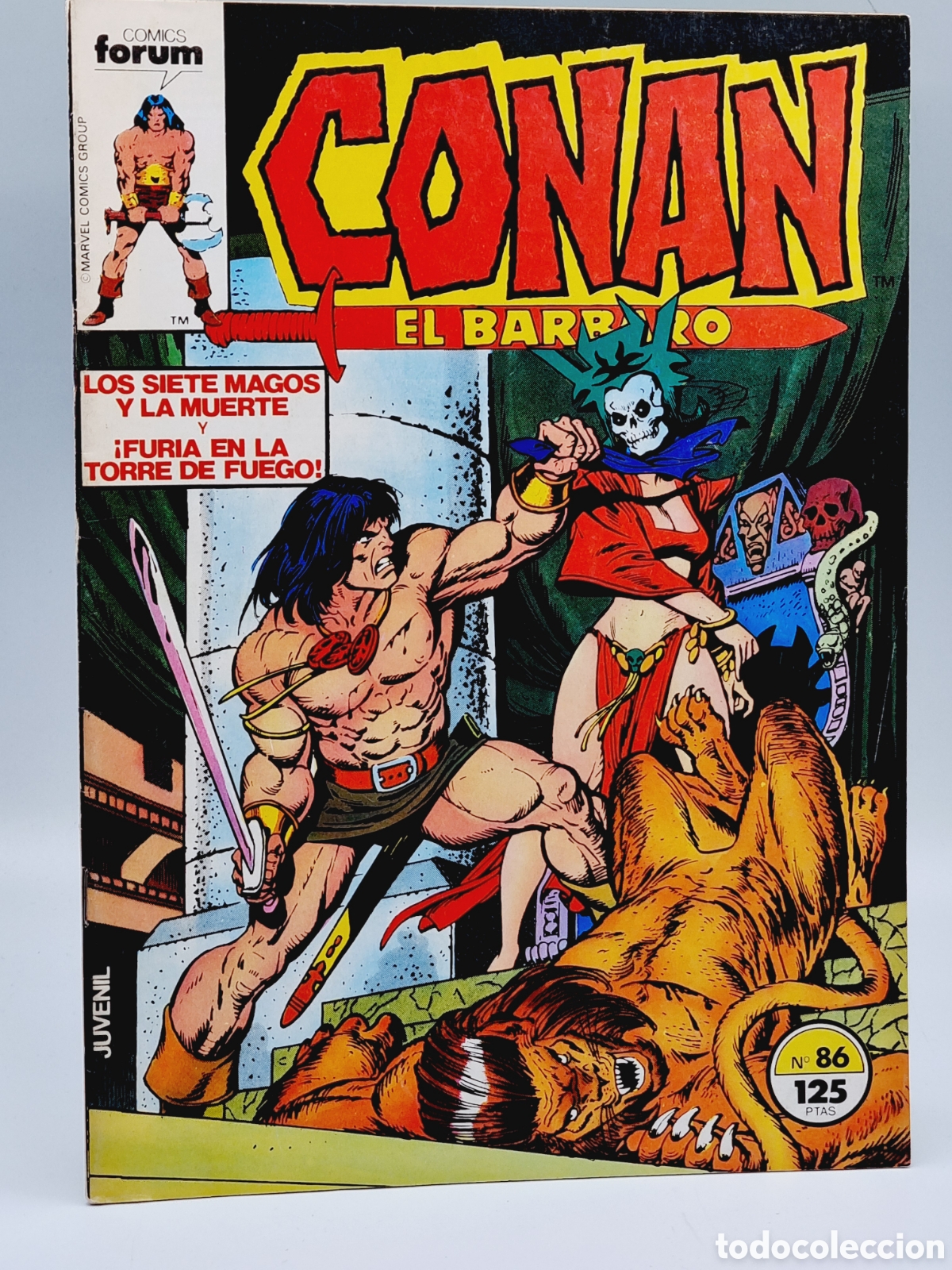 C&oacute;mics: EXCELENTE ESTADO CONAN EL BARBARO 86 GRAPA COMICS FORUM GRAPA - Foto 1