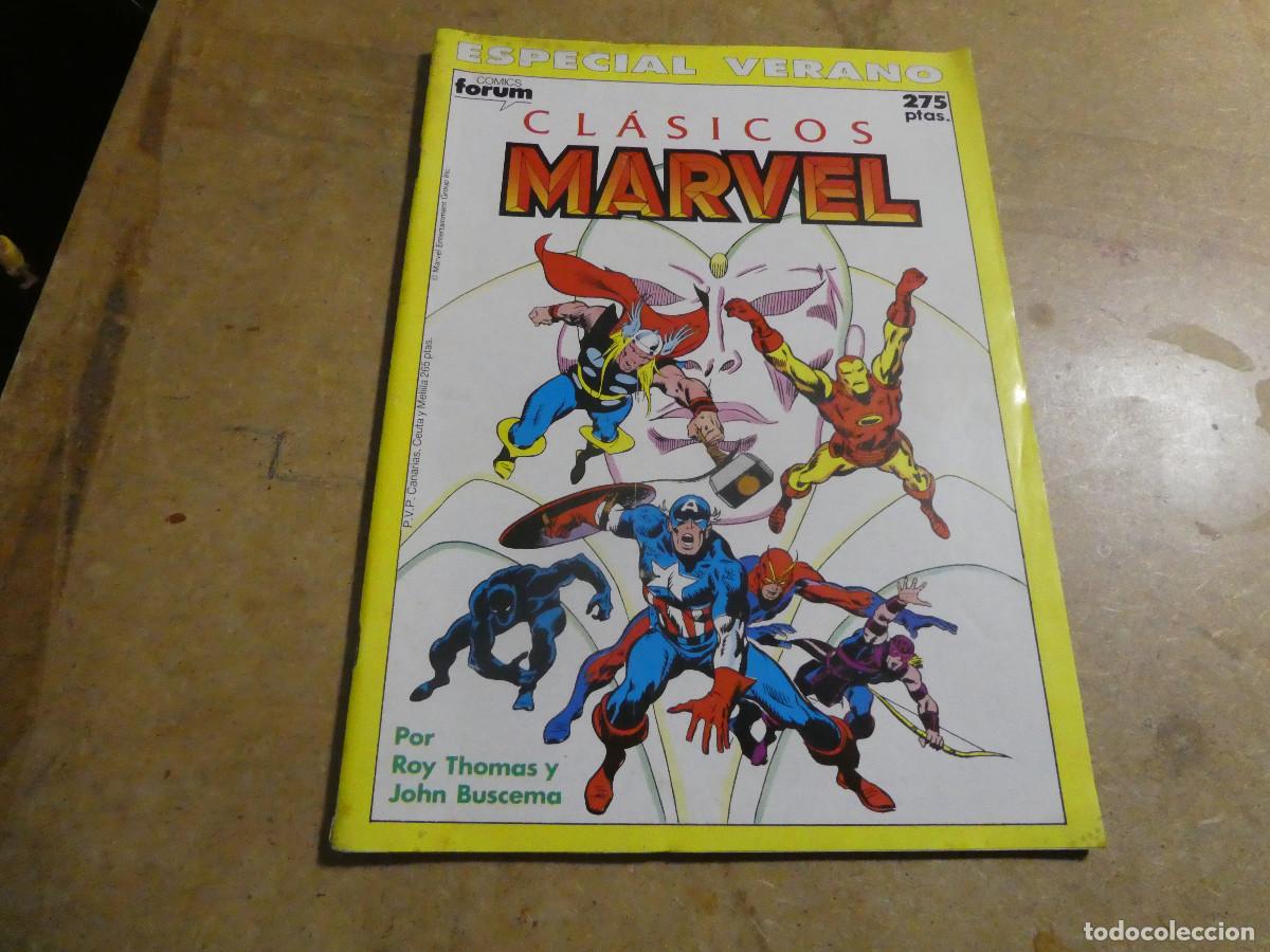 Fumetti: Cl&aacute;sicos Marvel, especial verano 1990, forum, incluye poster
