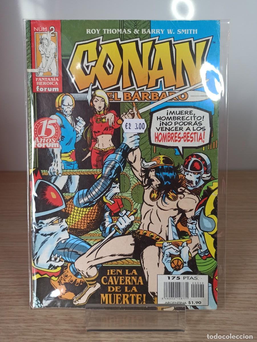 C&oacute;mics: CONAN EL BARBARO &rdquo;&iexcl;En la caverna de la muerte!&rdquo; (Ed. Forum) N&ordm; 2 - Foto 1