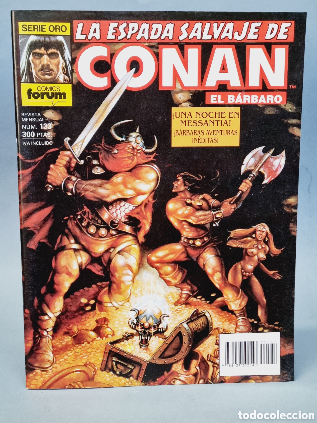 C&oacute;mics: EXCELENTE LA ESPADA SALVAJE DE CONAN 133 SERIE ORO COMICS FORUM GRAPA - Foto 1