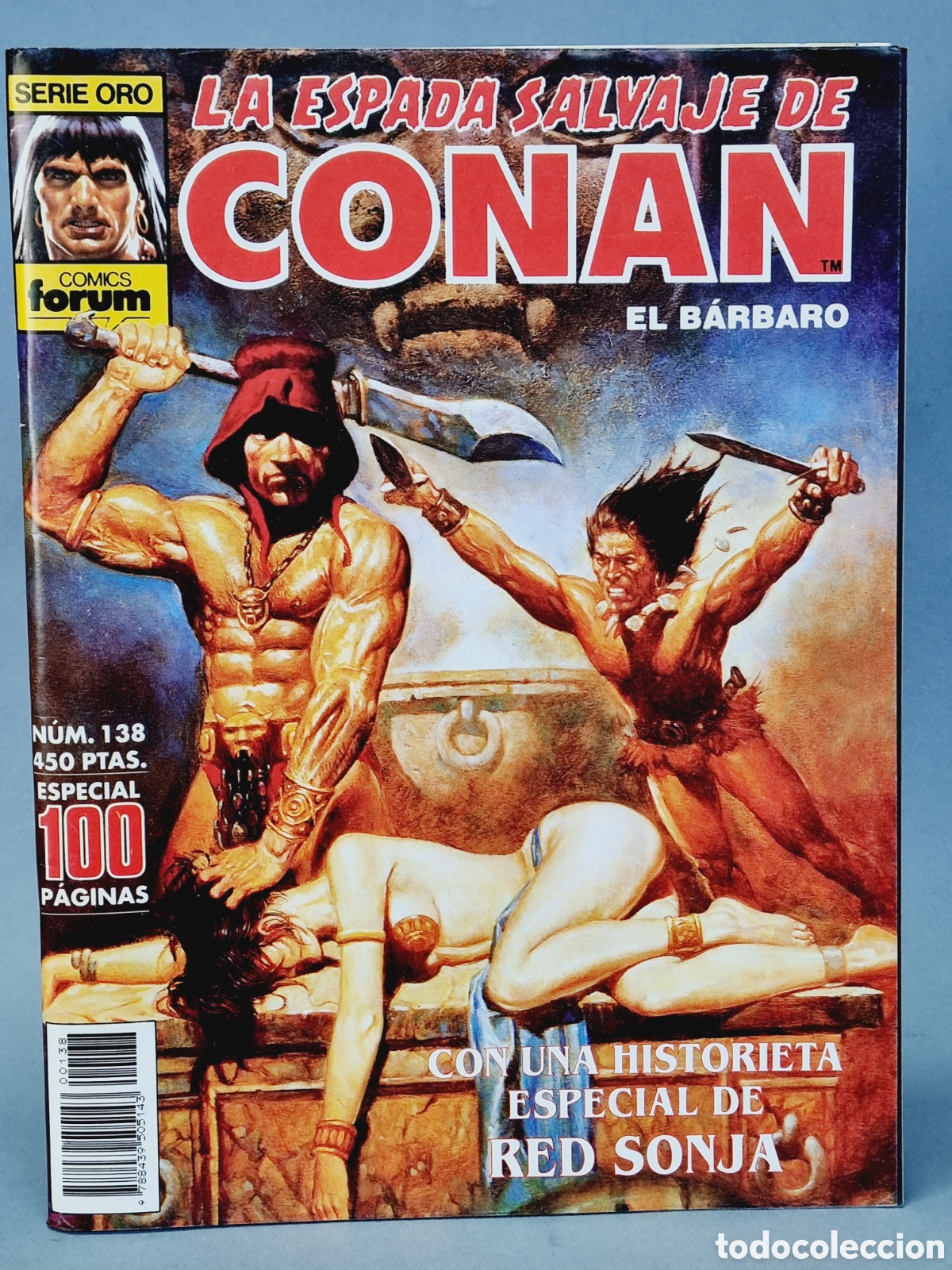 C&oacute;mics: EXCELENTE LA ESPADA SALVAJE DE CONAN 138 SERIE ORO COMICS FORUM GRAPA - Foto 1