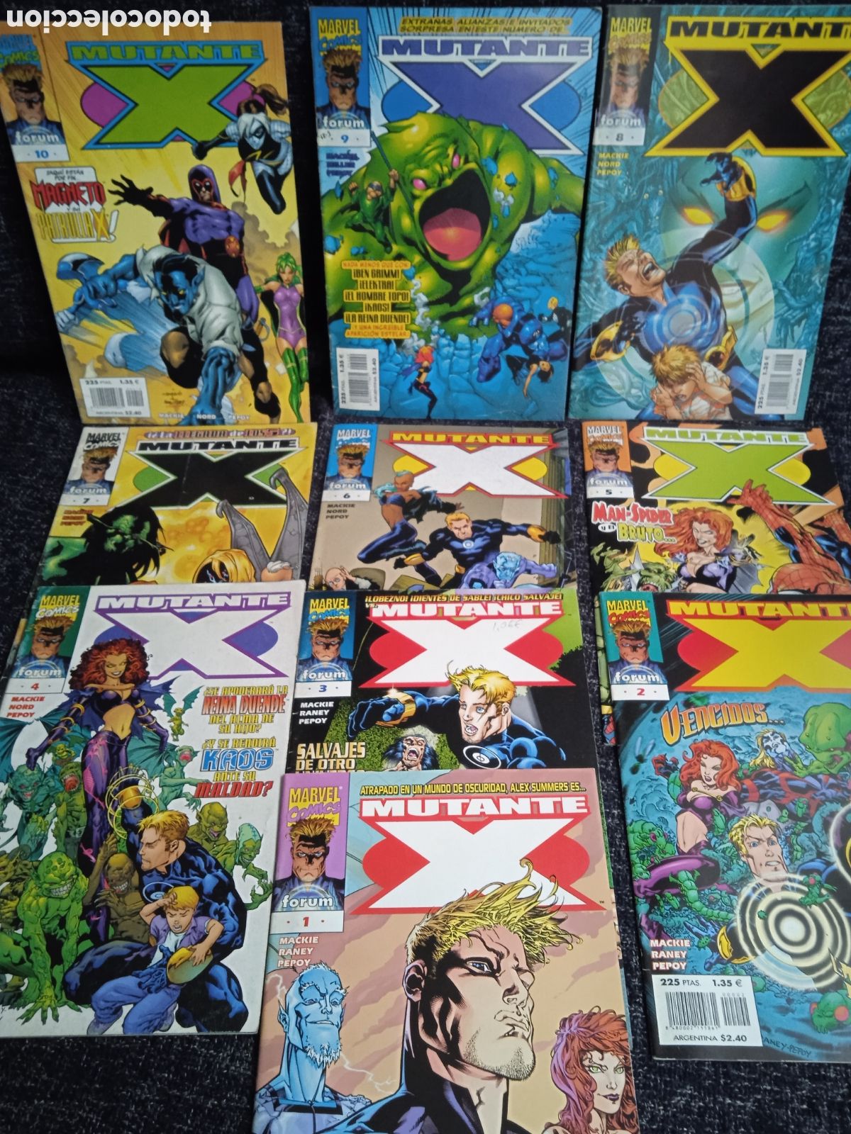 C&oacute;mics: MUTANTE X - COLECCION COMPLETA 10 EJEMPLARES -ED. FORUM - Foto 1