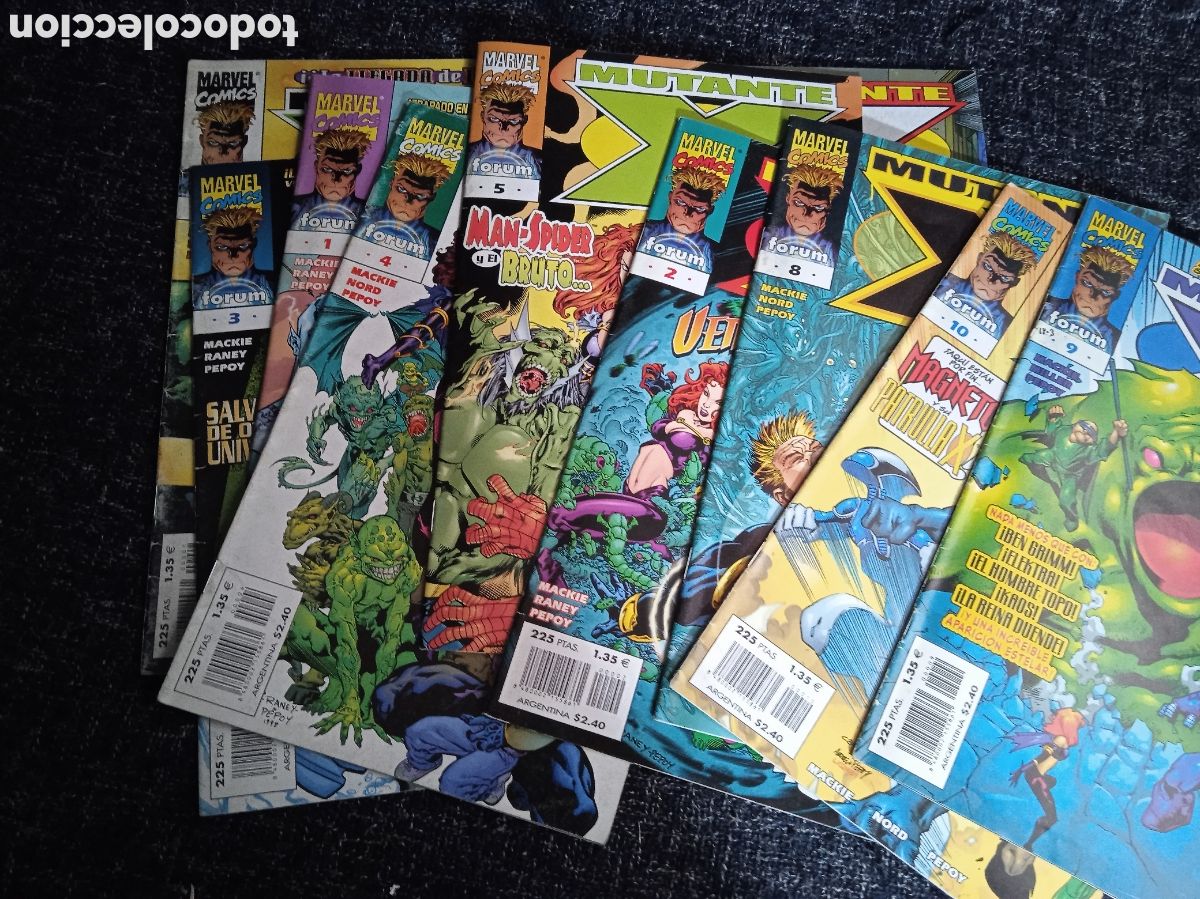 C&oacute;mics: MUTANTE X - COLECCION COMPLETA 10 EJEMPLARES -ED. FORUM - Foto 2