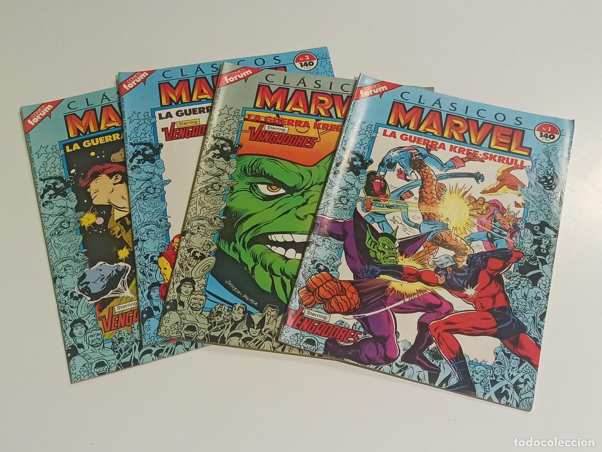 C&oacute;mics: Lote Clasicos Marvel Los Vengadores 1-4 - Foto 1