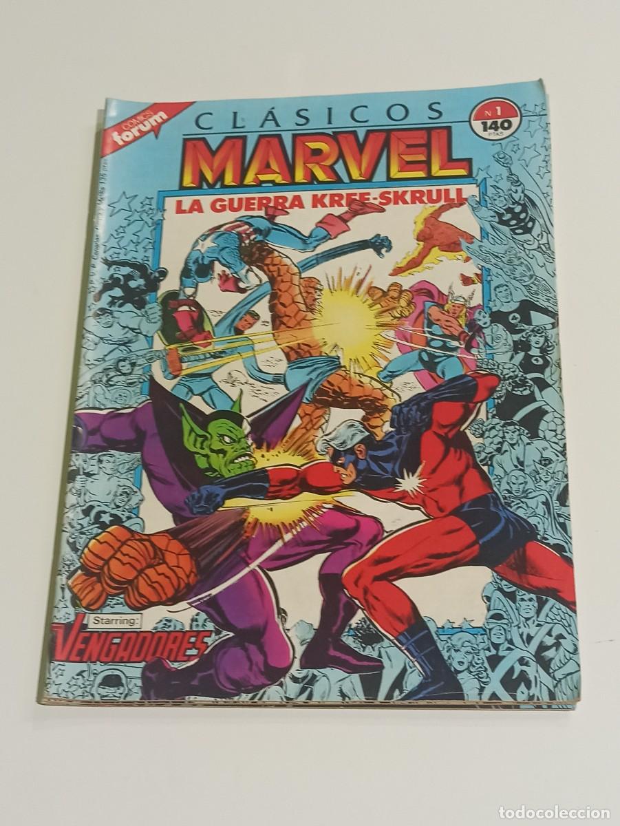 C&oacute;mics: Lote Clasicos Marvel Los Vengadores 1-4 - Foto 2
