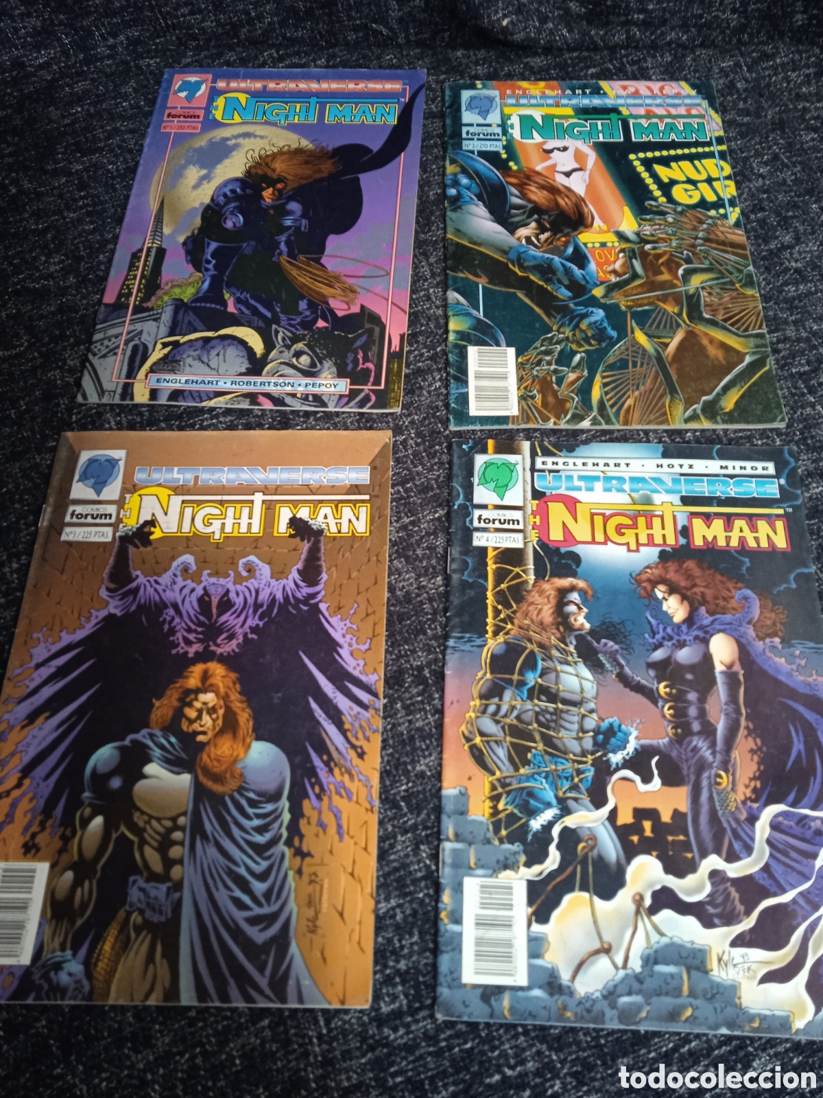 C&oacute;mics: ULTRAVERSE. NIGHT MAN COLECCION COMPLETA 4 EJEMPLARES -ED. FORUM - Foto 1