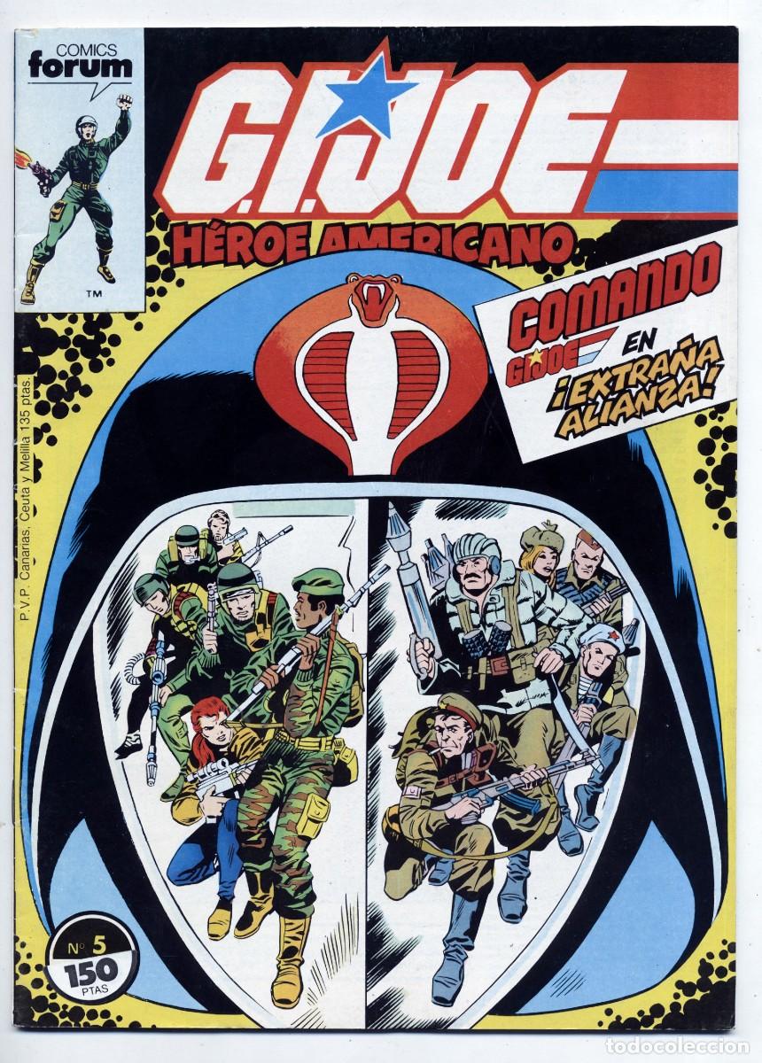 C&oacute;mics: COMIC COMANDO GIJOE N&ordm; 5 FORUM MARVEL COMICS 1987 MUY BUEN ESTADO - Foto 1