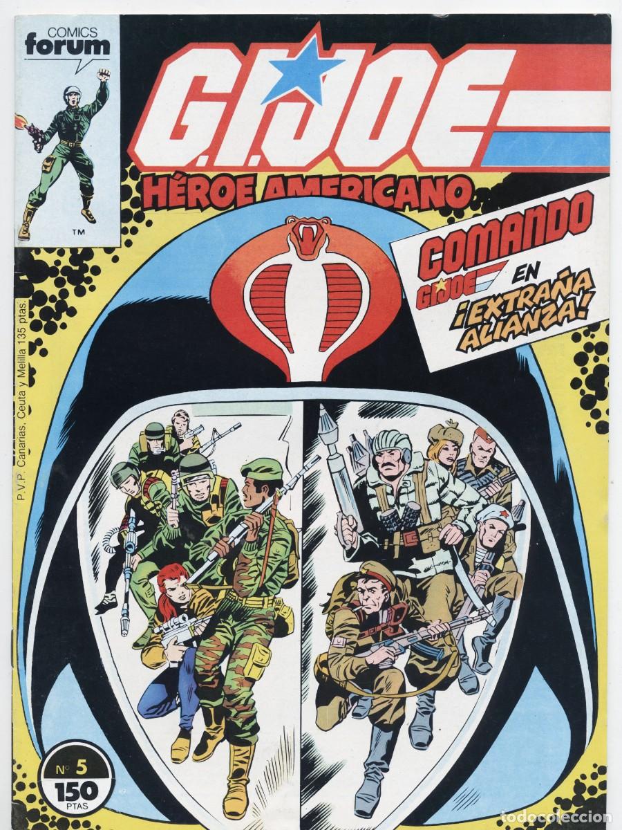 C&oacute;mics: COMIC COMANDO GIJOE N&ordm; 5 FORUM MARVEL COMICS 1987 MUY BUEN ESTADO - Foto 1
