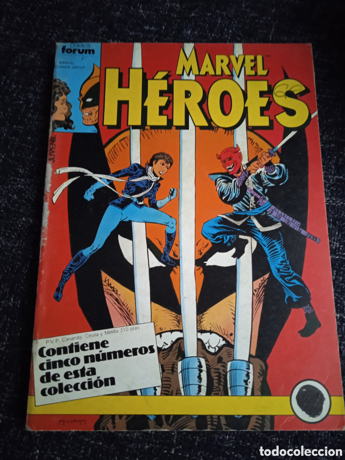 Comics: MARVEL HEROES, TOMO RECOPILATORIO - CONTIENE N&ordm; 1 AL 5 -ED. FORUM