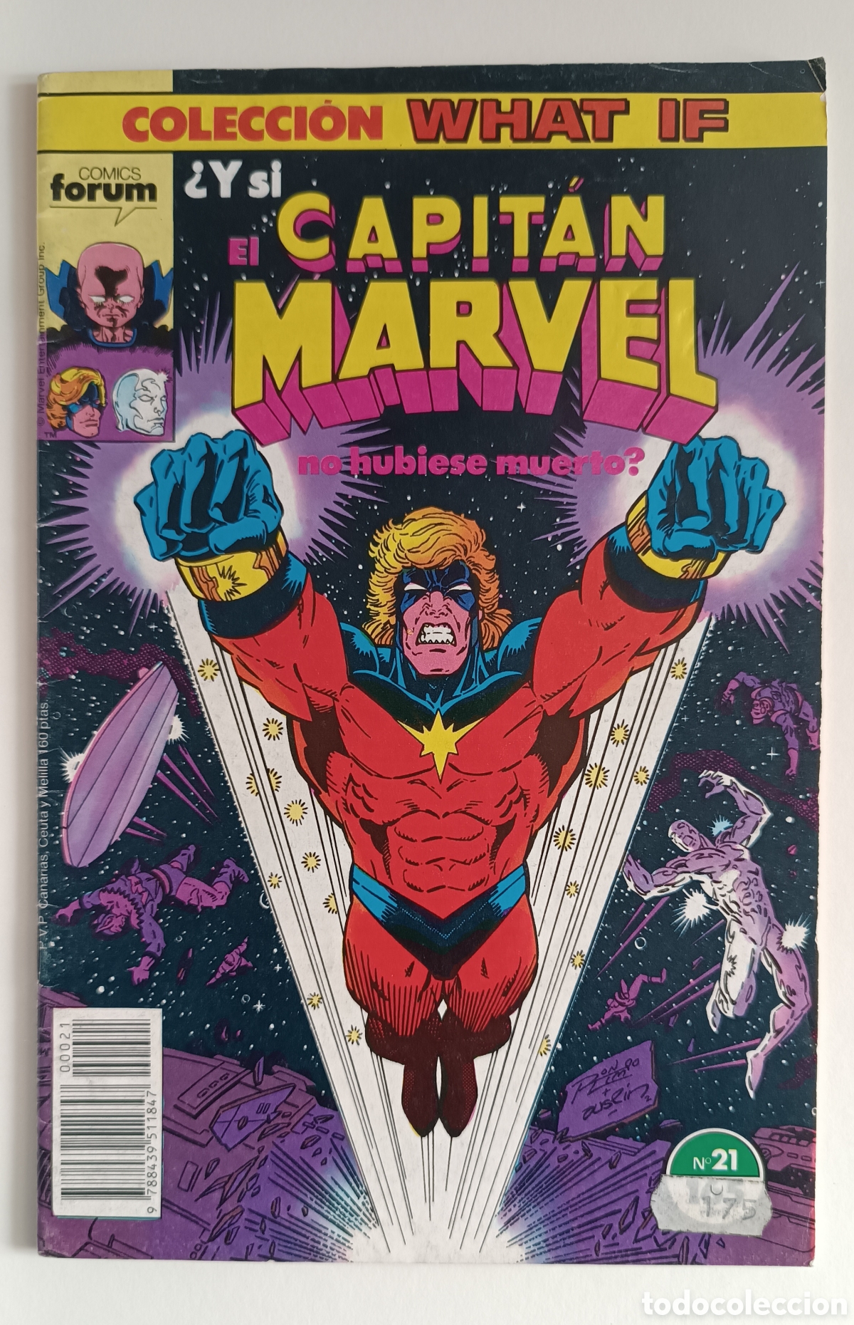 Comics: Colecci&oacute;n What If Vol. 1 n&uacute;m. 21 - &iquest;Y si el Capit&aacute;n Marvel No Hubiese Muerto?