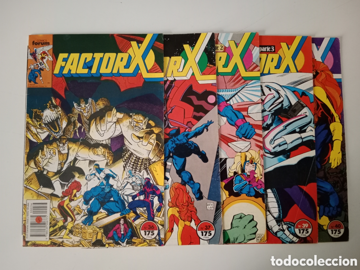 C&oacute;mics: LOTE FACTOR X. N&deg;36 AL N&deg;40. - Foto 1