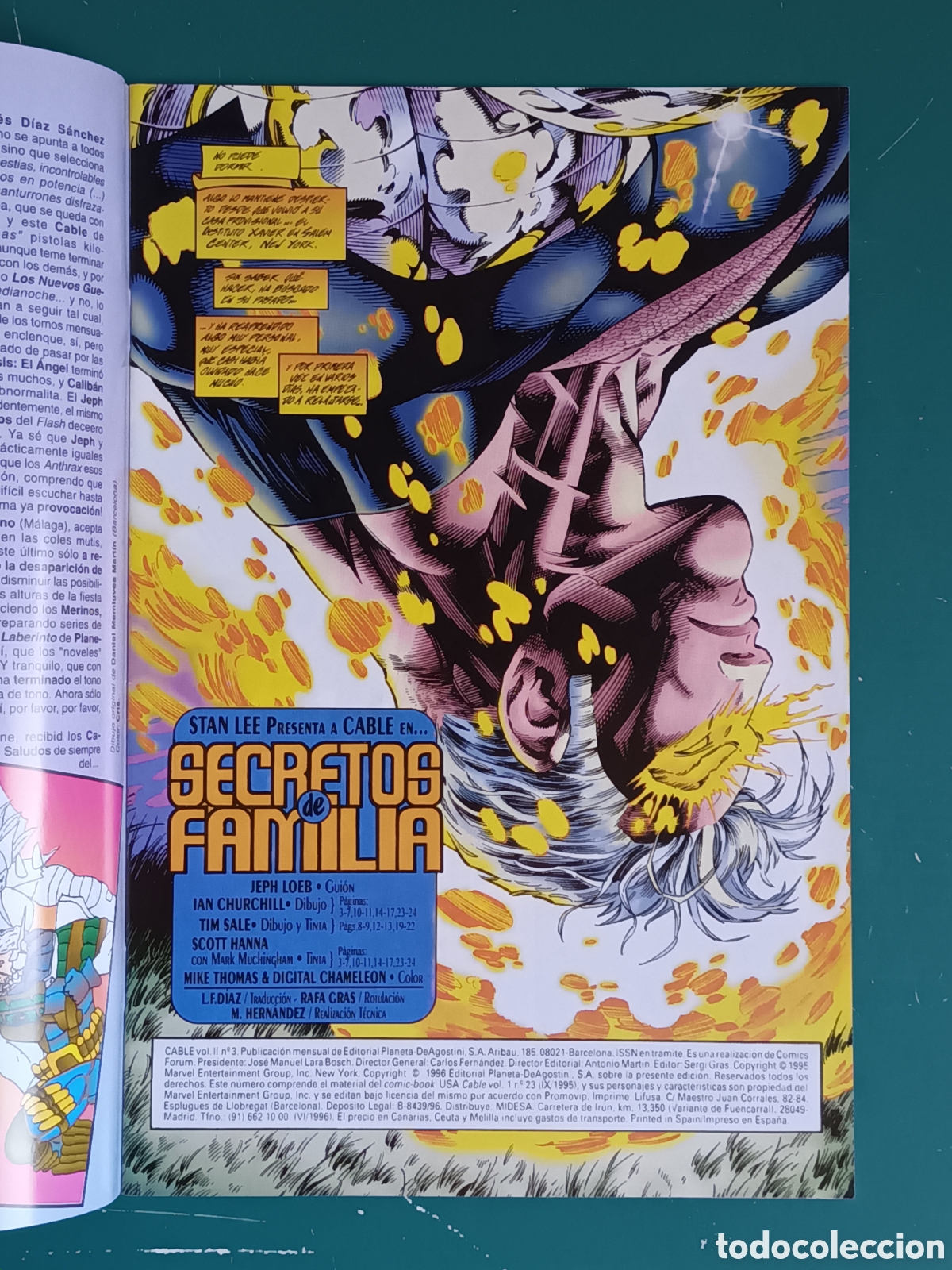 C&oacute;mics: Cable vol 2 N&deg; 3 FORUM - MARVEL 1996 - Foto 2