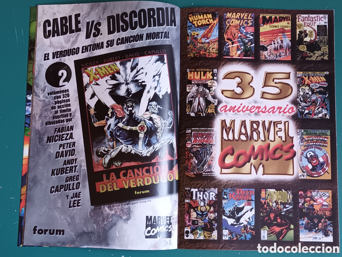 C&oacute;mics: Cable vol 2 N&deg; 5 FORUM - MARVEL 1996 35 aniversario Marvel Comics - Foto 8