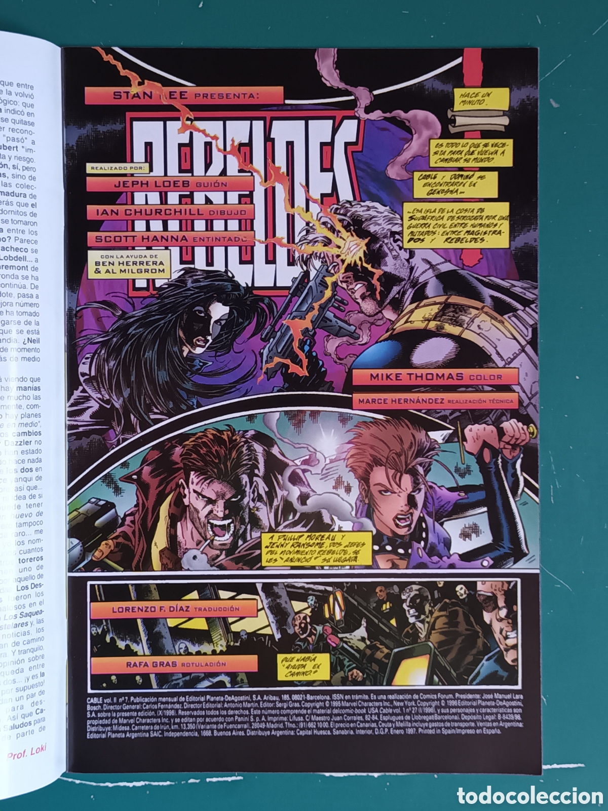 C&oacute;mics: Cable vol 2 N&deg; 7 FORUM - MARVEL 1996 - Foto 2