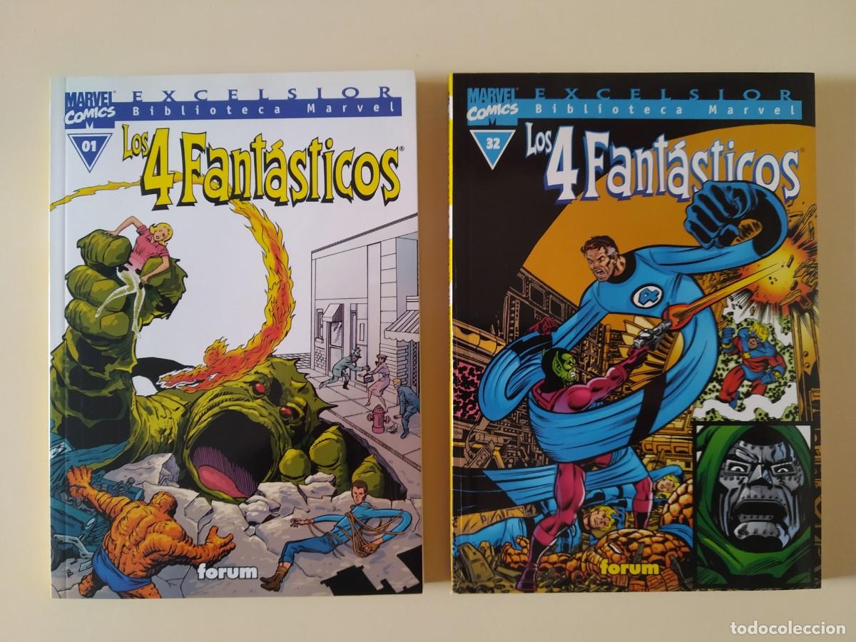 C&oacute;mics: Los 4 Fant&aacute;sticos. Biblioteca Marvel (Completa) - Foto 1