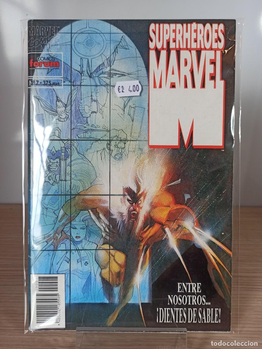 Comics: SUPERHEROES MARVEL &rdquo;Entre nosotros...&iexcl;Dientes de sable!&rdquo; (Ed. Comics Forum) N&ordm; 7