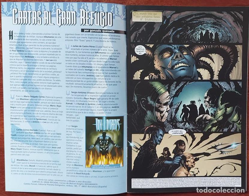 C&oacute;mics: Marvel Knights - Inhumanos n&ordm; 3 - C&oacute;mics Forum 1999 - Foto 3
