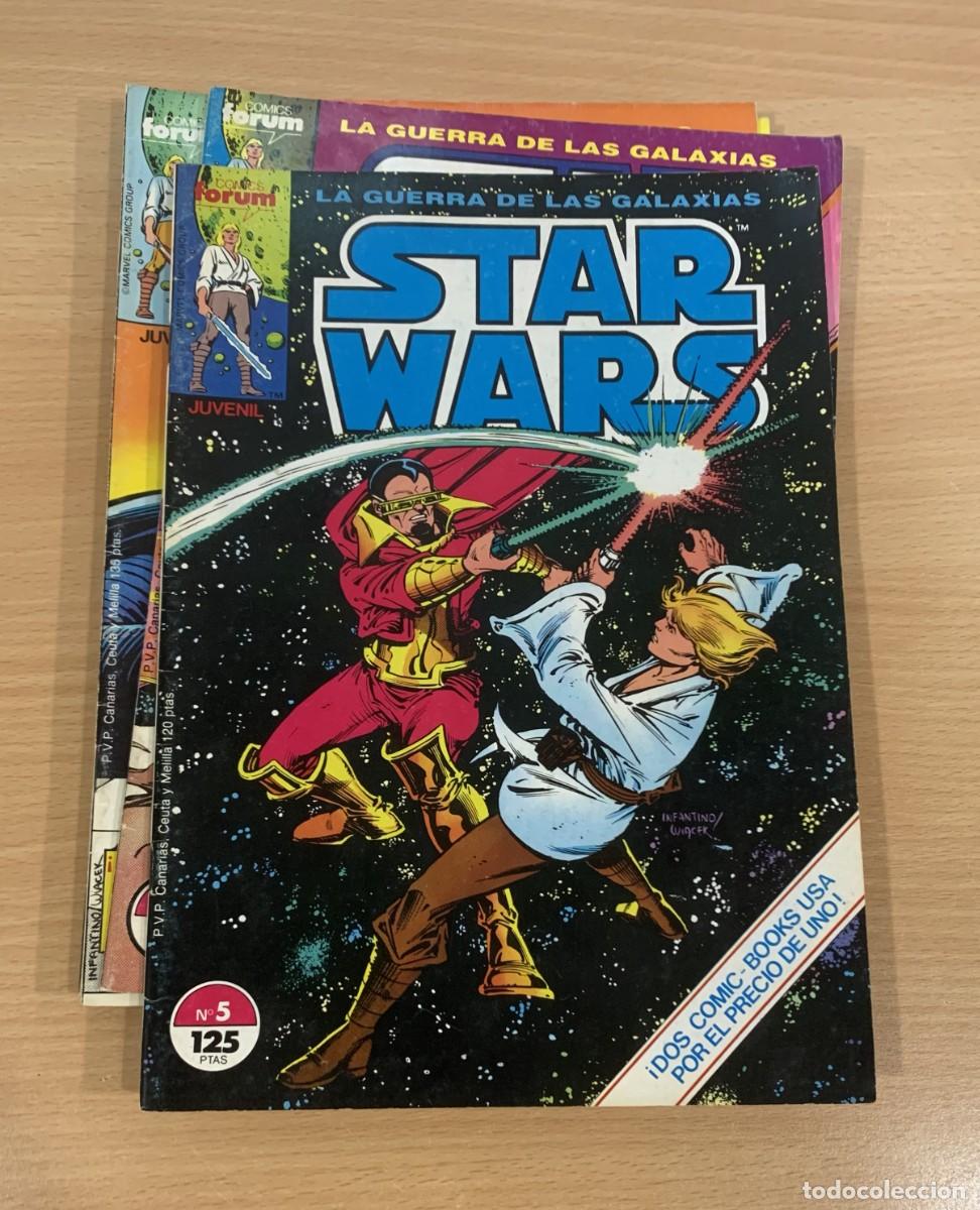 C&oacute;mics: LOTE DE 6 COMICS STAR WARS (n&ordm; 5 AL 10). FORUM, 1986 - Foto 3