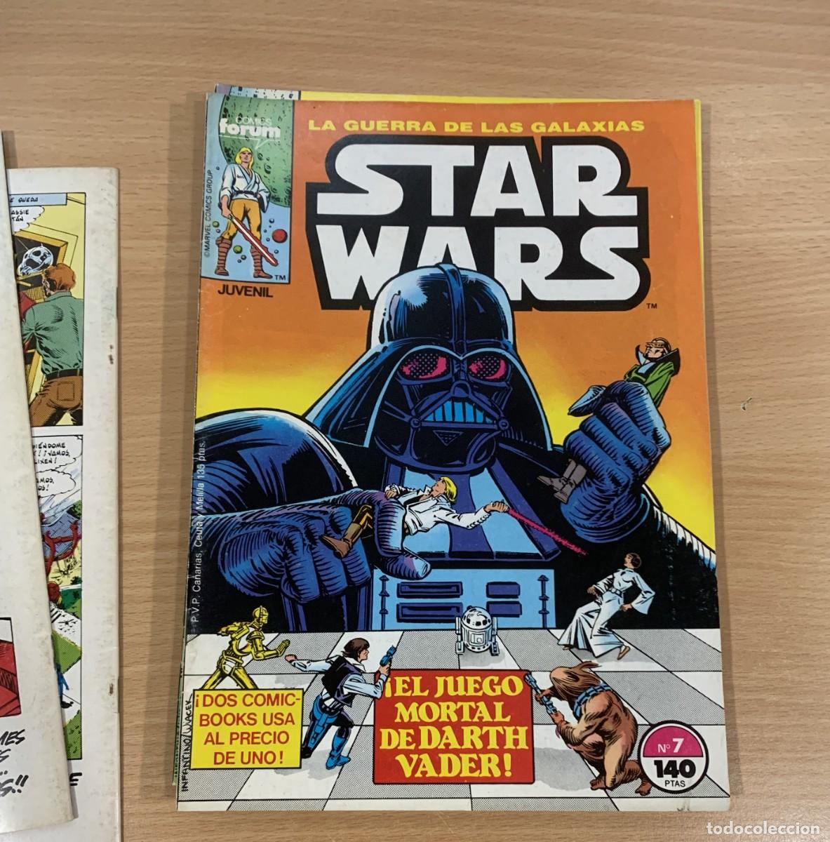 C&oacute;mics: LOTE DE 6 COMICS STAR WARS (n&ordm; 5 AL 10). FORUM, 1986 - Foto 7