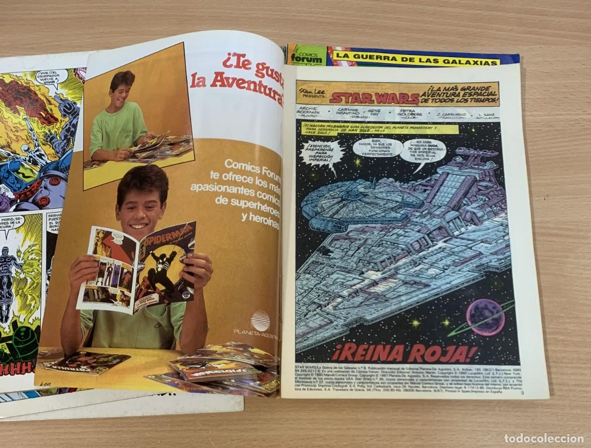 C&oacute;mics: LOTE DE 6 COMICS STAR WARS (n&ordm; 5 AL 10). FORUM, 1986 - Foto 10