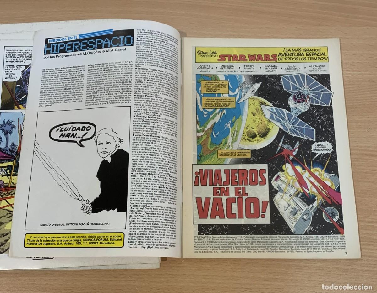 C&oacute;mics: LOTE DE 6 COMICS STAR WARS (n&ordm; 5 AL 10). FORUM, 1986 - Foto 14