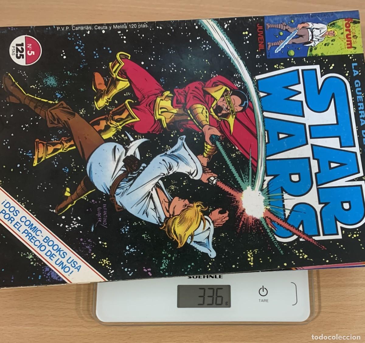 C&oacute;mics: LOTE DE 6 COMICS STAR WARS (n&ordm; 5 AL 10). FORUM, 1986 - Foto 16