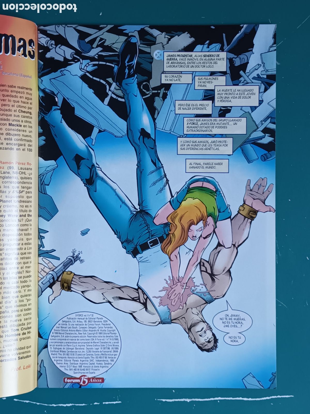 C&oacute;mics: X Force vol 2 N&deg; 32 FORUM - MARVEL 1998 - Foto 2