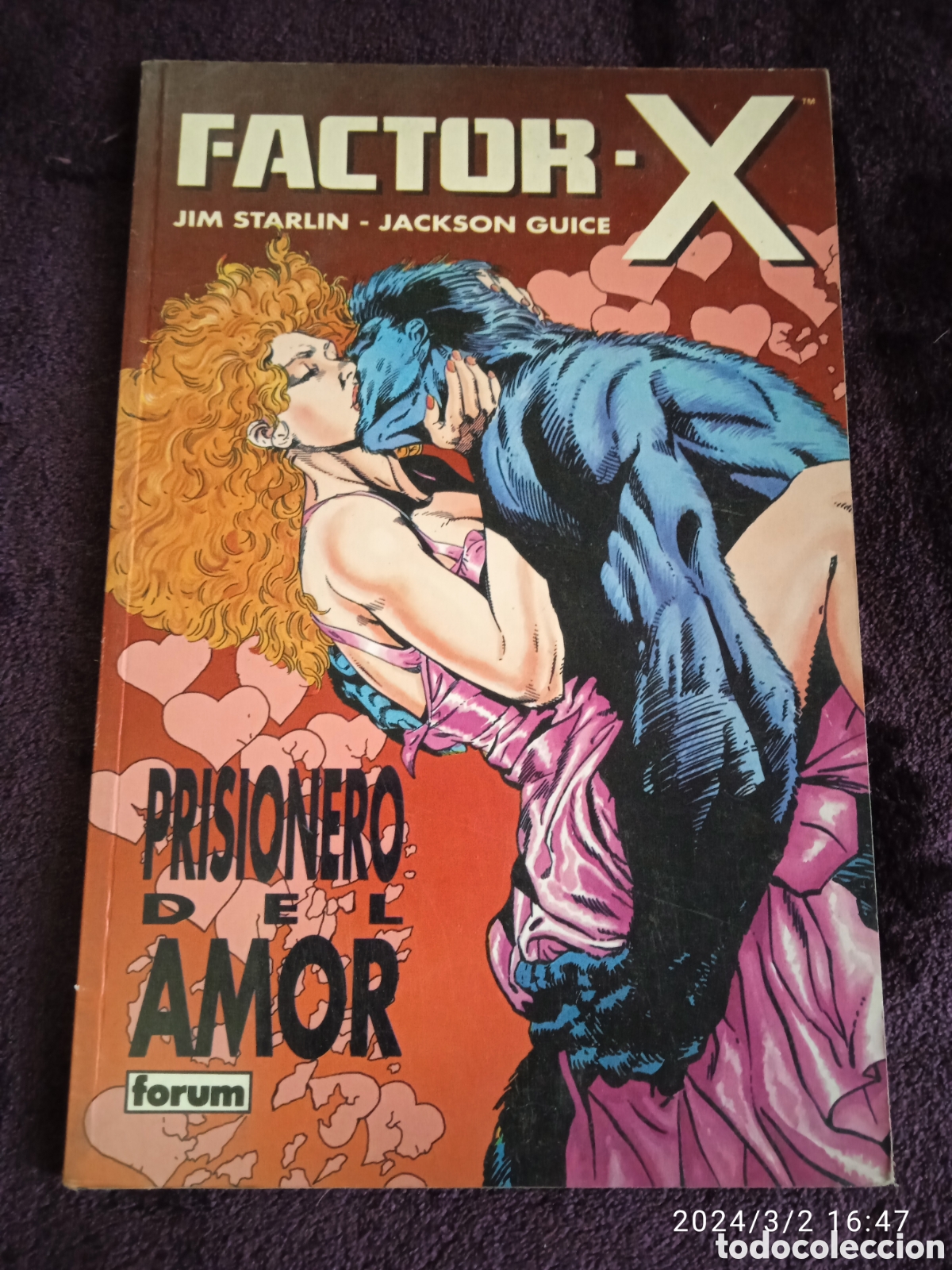 C&oacute;mics: FACTOR X. - PRISIONERO DEL AMOR.-ED. FORUM - Foto 1