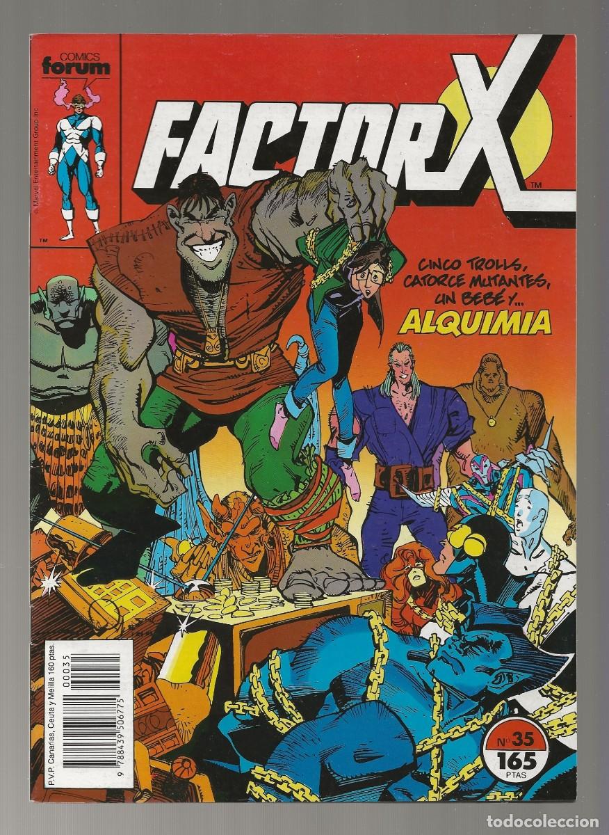 C&oacute;mics: FACTOR X - VOL. 1 - N&ordm; 35 - FORUM 1991 - Foto 1