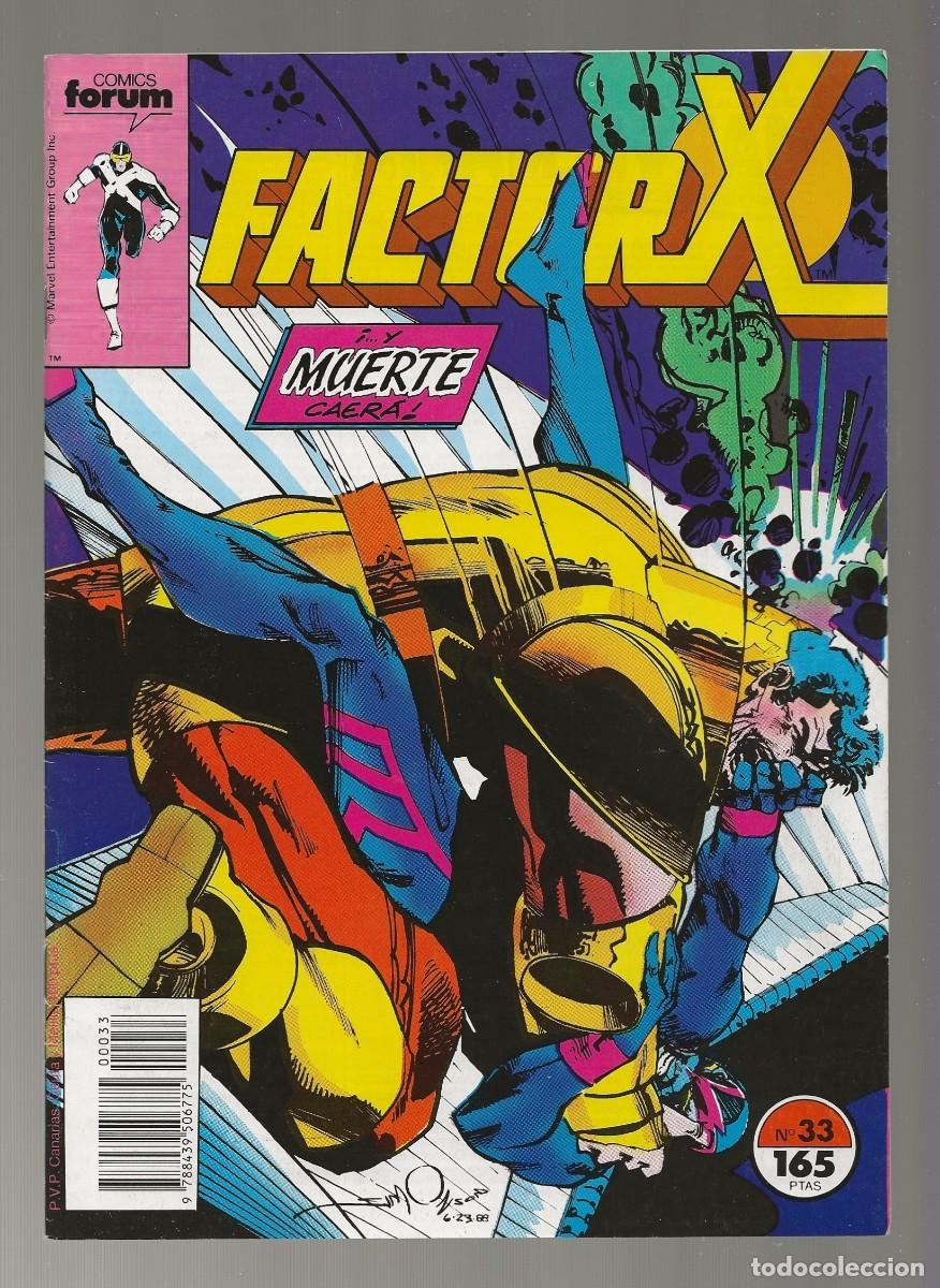 C&oacute;mics: FACTOR X - VOL. 1 - N&ordm; 33 - FORUM 1991 - Foto 1