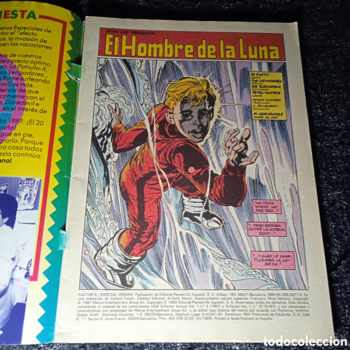 C&oacute;mics: FACTOR X ESPECIAL VERANO 1989 ( FORUM ) - Foto 2