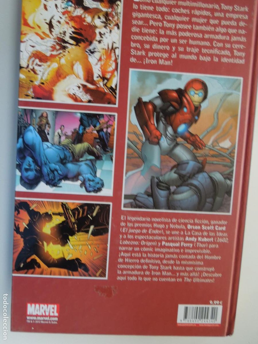 C&oacute;mics: ULTIMATE IRON MAN - BIOGRAFIA NO AUTORIZADA - MARVEL -PANINI - Foto 4