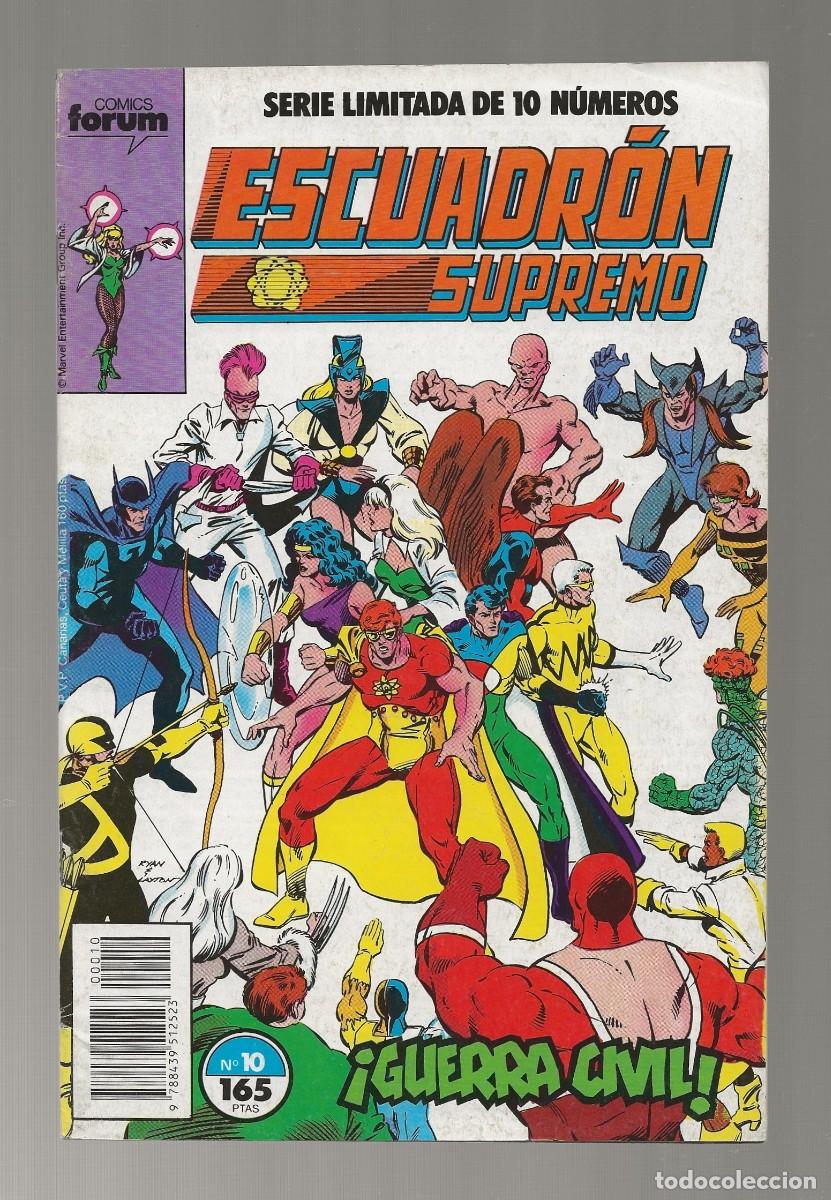 Comics : ESCUADRON SUPREMO N&ordm; 10 - FORUM 1990