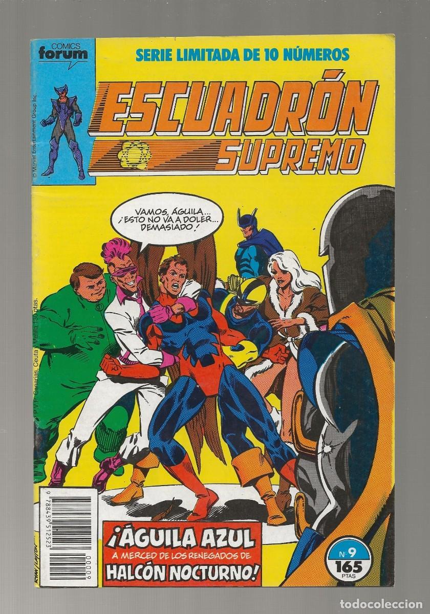 Comics : ESCUADRON SUPREMO N&ordm; 9 - FORUM 1990