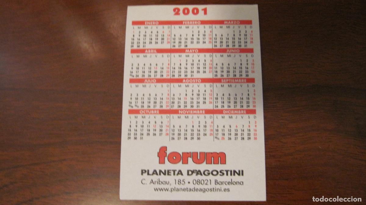 C&oacute;mics: CALENDARIO DE MANO FORUM CAPITAN MARVEL DE 2001 - Foto 2
